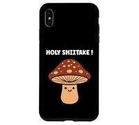 Funny minimalist mushroom simple holy shiitake Case for iPhone XS Max