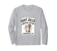 Funny Mint Julep Horse Race Design Long Sleeve T-Shirt