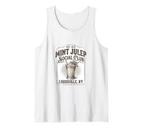 Funny Mint Julep Horse Race Design Tank Top