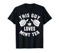 Funny Mint Tea Lover Outfit For Men Love Peppermint Tea T-Shirt