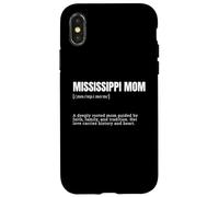 Funny Mississippi Mom Southern Roots Long Definition Case for iPhone X/XS