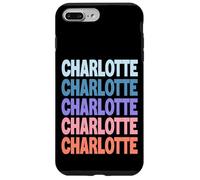 Funny Modern Repeated Text Design Charlotte Case for iPhone 7 Plus/8 Plus