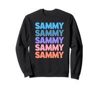 Funny Modern Repeated Text Design First Name Sammy Sweatshirt