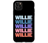 Funny Modern Repeated Text Design First Name Willie Case for iPhone 11 Pro Max