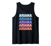 Funny Modern Repetitive Text Design First Name Ariana Tank Top