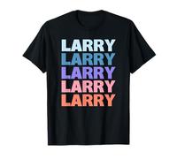 Funny Modern Repetitive Text Design First Name Larry T-Shirt