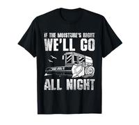 Funny Moisture's Right Farmer Life Farming Tractor Lover T-Shirt