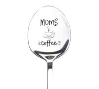 Funny Mom Coffee Spoon Gifts for Mum Christmas Birthday Gifts for Mam Mummy Retirement Gift for Mother Tea Coffee Lover Gifts for Mom Birthday Presents for Mam Gifts for Mommy Mom Spoons