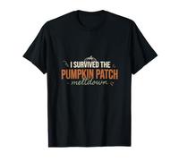 Funny Mom I Survived the Pumpkin Patch Meltdown Fall Value Graphic T-Shirt