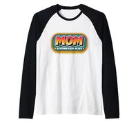 Funny Mom Keeping Kids Alive Mother Day Mama New Mum Momma Raglan Baseball Tee