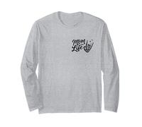 Funny Mom Mama Life Skeleton Hand Sarcastic (Double Sided) Long Sleeve T-Shirt