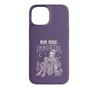 Funny Mom Mode Immortal Skeleton Mother Afterlife Design Case for iPhone 15