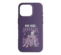 Funny Mom Mode Immortal Skeleton Mother Afterlife Design Case for iPhone 16 Pro