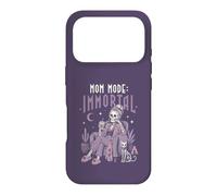 Funny Mom Mode Immortal Skeleton Mother Afterlife Design Case for iPhone 17 Pro