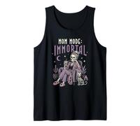 Funny Mom Mode Immortal Skeleton Mother Afterlife Design Tank Top