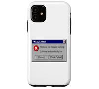 Funny Mom Mom.exe Has Stopped Working Computer Error Coffee Case for iPhone 11