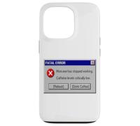 Funny Mom Mom.exe Has Stopped Working Computer Error Coffee Case for iPhone 13 Pro