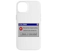 Funny Mom Mom.exe Has Stopped Working Computer Error Coffee Case for iPhone 14 Plus