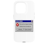 Funny Mom Mom.exe Has Stopped Working Computer Error Coffee Case for iPhone 15 Pro