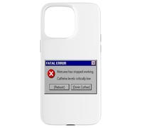 Funny Mom Mom.exe Has Stopped Working Computer Error Coffee Case for iPhone 15 Pro Max