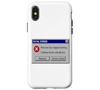 Funny Mom Mom.exe Has Stopped Working Computer Error Coffee Case for iPhone X/XS