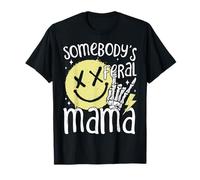 Funny Mom Mother's Day Somebody's Feral Mama T-Shirt