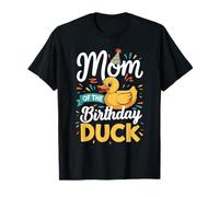 Funny Mom of The Birthday Duck Boy Rubber Duck Birthday Gift T-Shirt