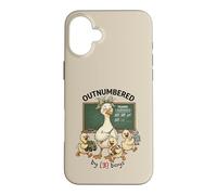 Funny Mom Of Three Boys Outnumbered Goose Mama Life Mother Case for iPhone 16 Plus