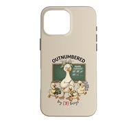 Funny Mom Of Three Boys Outnumbered Goose Mama Life Mother Case for iPhone 16 Pro Max
