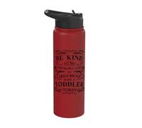 Funny Mom Parenting Be Kind Probably Lost Argument Toddler Stainless Steel Insulated Water Bottle