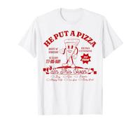 Funny Mom Pregnancy Announcement He Put A Pizza in This Oven T-Shirt