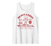 Funny Mom Pregnancy Announcement He Put A Pizza in This Oven Tank Top