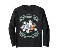 Funny Mom Seagull Coastal Parenting Humor Long Sleeve T-Shirt