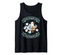 Funny Mom Seagull Coastal Parenting Humor Tank Top