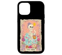 Funny Mom Tarot Card Skeleton Coffee Witchy Mother Gift Case for iPhone 12/12 Pro
