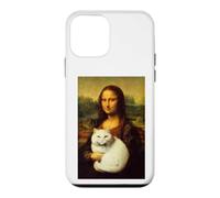 Funny Mona Lisa Cat Parody Art Painting Graphic Case for iPhone 12 mini