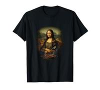 Funny Mona Lisa Pitmaster BBQ Smoker Grill Party Gift T-Shirt