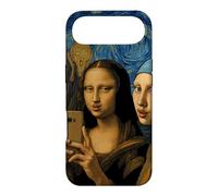 Funny Mona Lisa Selfie Art Meme Classic Parody Case for iPhone Air