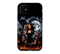 Funny Mona Lisa Unleashed 90s Bootleg Sarcastic Meme Case for iPhone 11