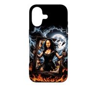 Funny Mona Lisa Unleashed 90s Bootleg Sarcastic Meme Case for iPhone 17