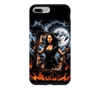 Funny Mona Lisa Unleashed 90s Bootleg Sarcastic Meme Case for iPhone 7 Plus/8 Plus
