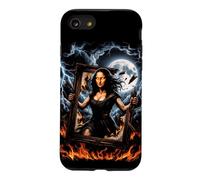 Funny Mona Lisa Unleashed 90s Bootleg Sarcastic Meme Case for iPhone SE (2020) / 7/8