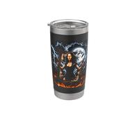 Funny Mona Lisa Unleashed 90s Bootleg Sarcastic Meme Stainless Steel Insulated Tumbler