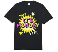Funny Monday Work Sarcasm Yay It's Monday Yes! Office Homor Comfort Colors Adult Heavyweight T-Shirt
