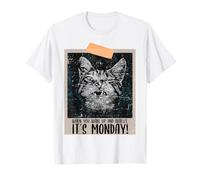 Funny Monday Workdays Quotes for Cat Persons T-Shirt