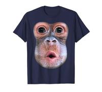 Funny Monkey Blowing Stomach Face, Monkey Blow Stomach Face T-Shirt