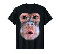 Funny Monkey Blowing Stomach Face, Monkey Blow Stomach Face T-Shirt