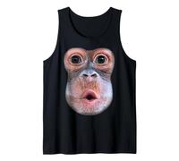 Funny Monkey Blowing Stomach Face Monkey Blow Stomach Face Tank Top