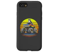 Funny Monster Cat Mom Meowster Sister Riding Purr Power Mama Case for iPhone SE (2020) / 7/8