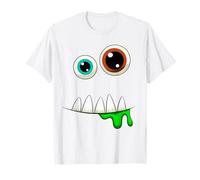 Funny Monster Face Scary Halloween Costume T-Shirt